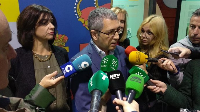 El secretario de Estado de Medio Ambiente, Hugo Morán, en declaraciones a los pe