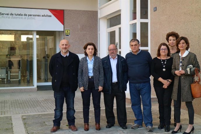 La consellera de Servicios Sociales y Cooperación, Fina Santiago, en la presenta