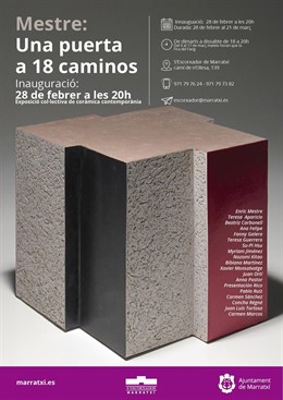 S'Escorxador de Marratxí acogerá a partir del 28 de febrero una exposición colec