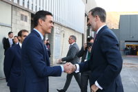 El Rey ofrece un almuerzo privado a responsables del MWC y empresarios participantes