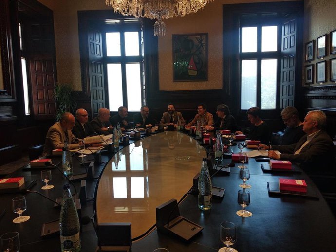 Reunión de la Mesa del Parlament