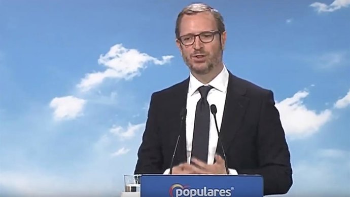 Rueda de prensa de Javier Maroto tras la reunión del Comité de Dirección del PP