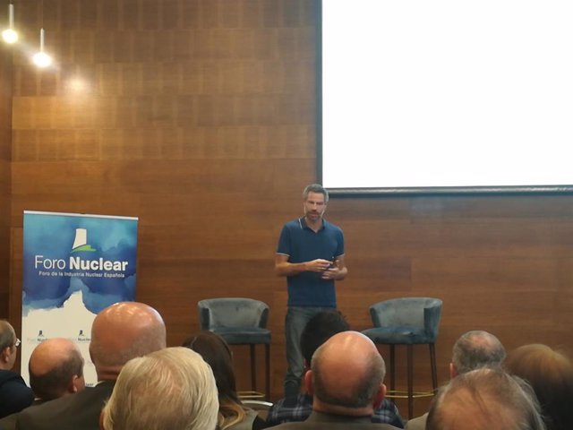 Michael Shellenberger en la conferencia