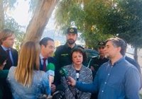 El helicóptero en el embalse de Iznájar (Córdoba) está a más de 45 metros de profundidad