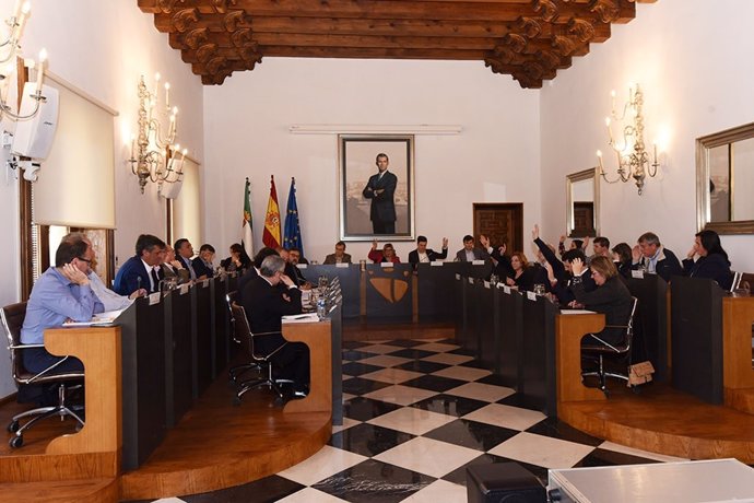 Pleno ordinario Diputación de Cáceres
