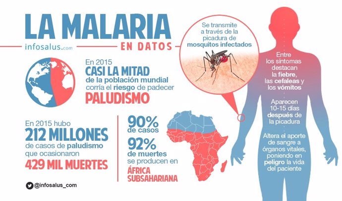 Infografía malaria