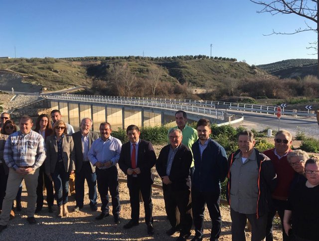 Inauguración del nuevo acceso a Campillo del Río.