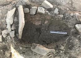 Sevilla.- La excavación  de la muralla tardoantigua de Itálica revela el "saqueo