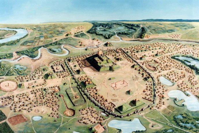 Excrementos antiguos atribuyen al cambio del clima el ocaso de Cahokia