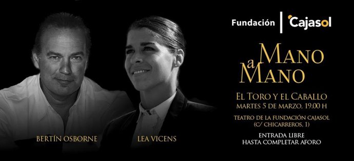 Lea Vicens y Bertín Osborne protagonizan el próximo 'Mano a mano' de la Fundació