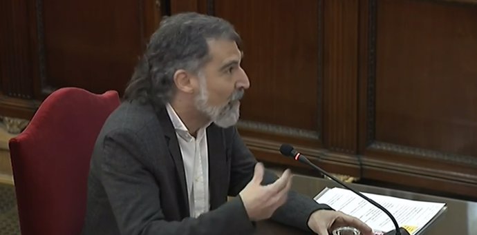 Interrogatori a Jordi Cuixart en el judici pel procés