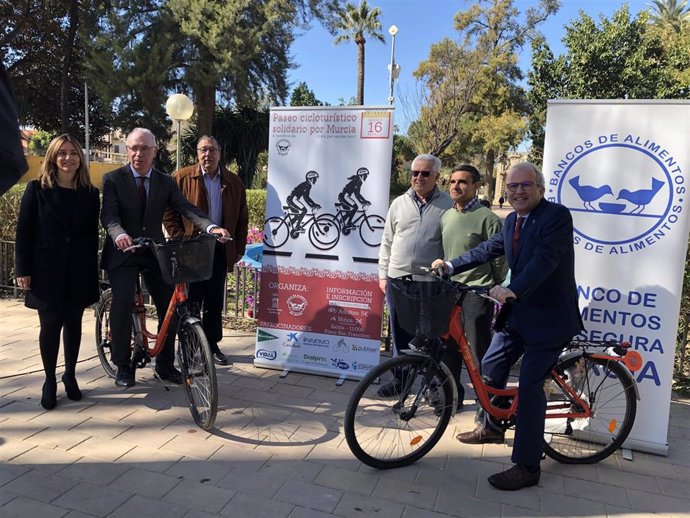 Ayuntamiento Murcia y Banco de Alimentos organizan la primera marcha cicloturist