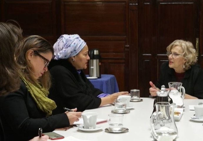 Carmena propone a la ONU establecer un centro para la aplicación de la Agenda 20