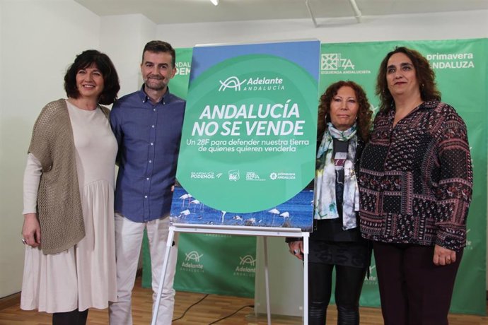 Adelante Andalucía lanza 'Andalucía no se vende' llamando a la calle el 28F