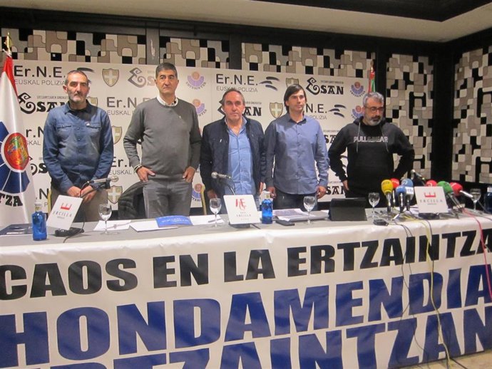 ErNE y Esan reanudarán sus movilizaciones abte las deficiencias en la Ertzaintza