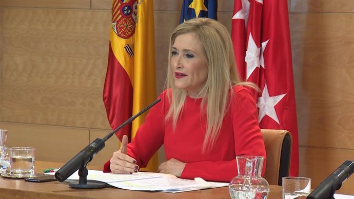 Cifuentes en la rueda de prensa posterior al Consejo de Gobierno