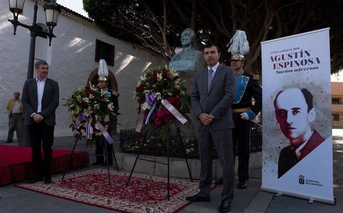 Clavijo destaca la capacidad de Agustín Espinosa para "transformar el mundo a tr