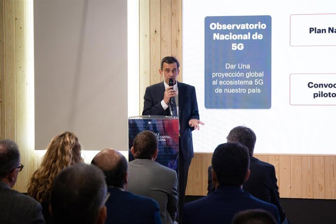 El responsable del Observatorio Nacional 5G, Federico Ruiz, en el MWC