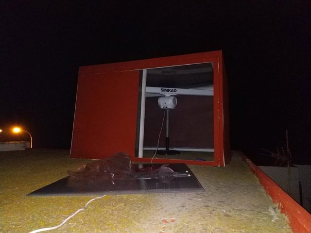 Radar intervenido en la operación 'Trapera' contra el narcotráfico desarrollada 