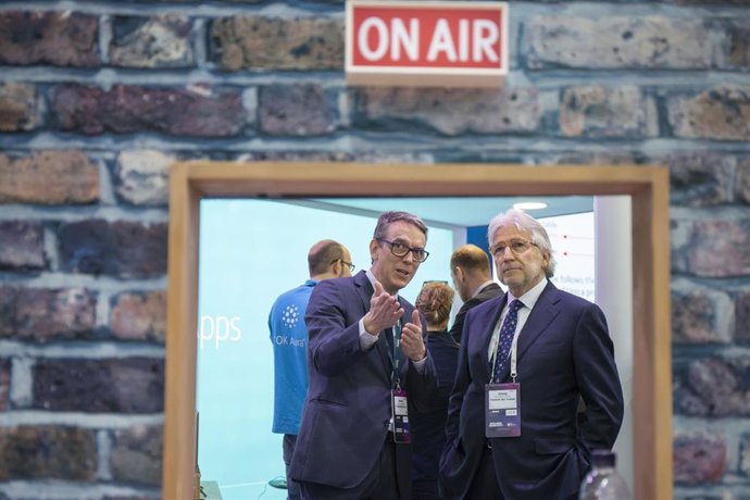 El presidente de Fomento del Trabajo, Josep Sánchez Llibre, en el MWC