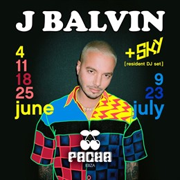 J Balvin anuncia residencia en Pachá Ibiza