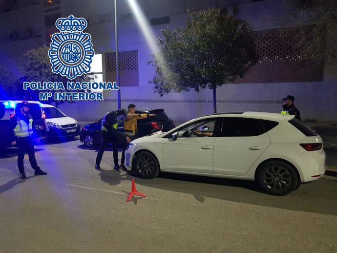 Actuantes de la Policía Nacional en Jaén