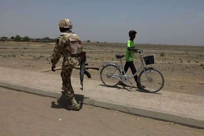 Militar en Nigeria (archivo)