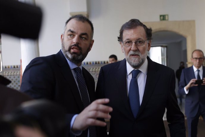 Mariano Rajoy acudeix a la presa de possessió de Juanma Moreno (arxiu)