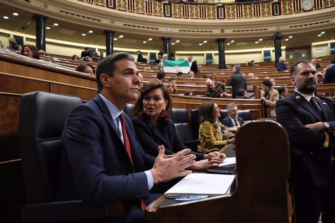 Comparecencia de Pedro Sánchez para informar al Congreso de las sociedades de su