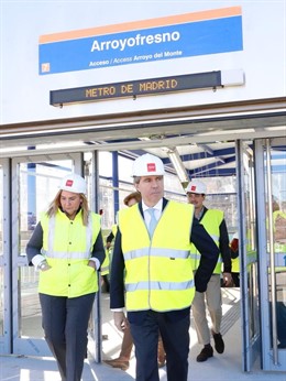 La nueva estación de Metro de Arroyofresno, en la línea 7, estará operativa a pa