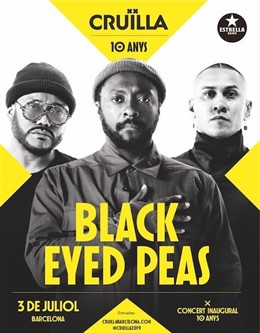 Black Eyed Peas actuará en el Festival Crulla 2019