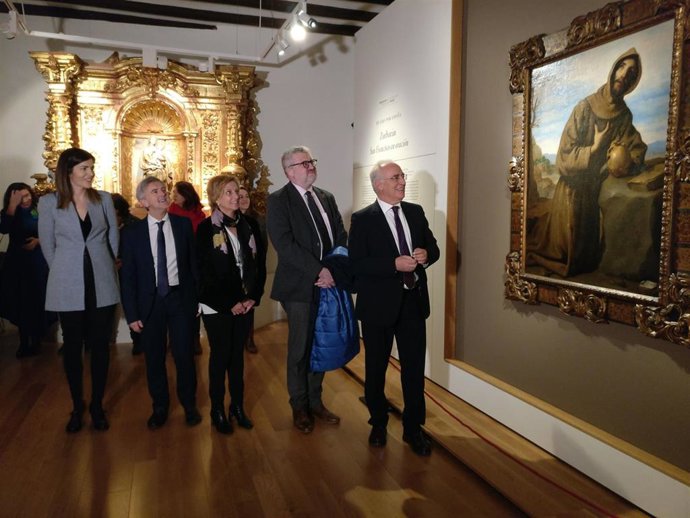 El Prado cede al Museo de La Rioja la obra 'San Francisco en oración' de Zurbará