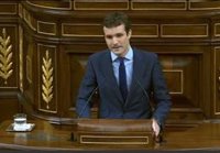 Casado afea a Sánchez que dé "lecciones de ejemplaridad" cuando tiene los "peores casos de corrupción" en Andalucía