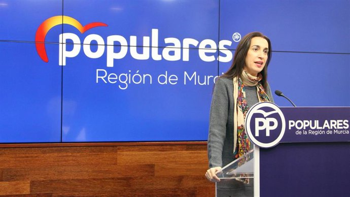 La portavoz regional del PP, Nuria Fuentes