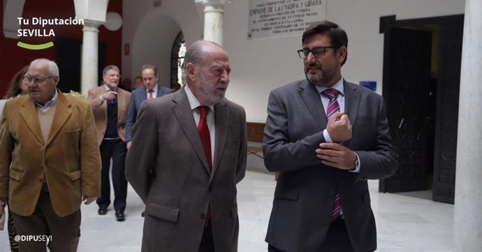 El presidente de la Diputación y el alcalde de Utrera