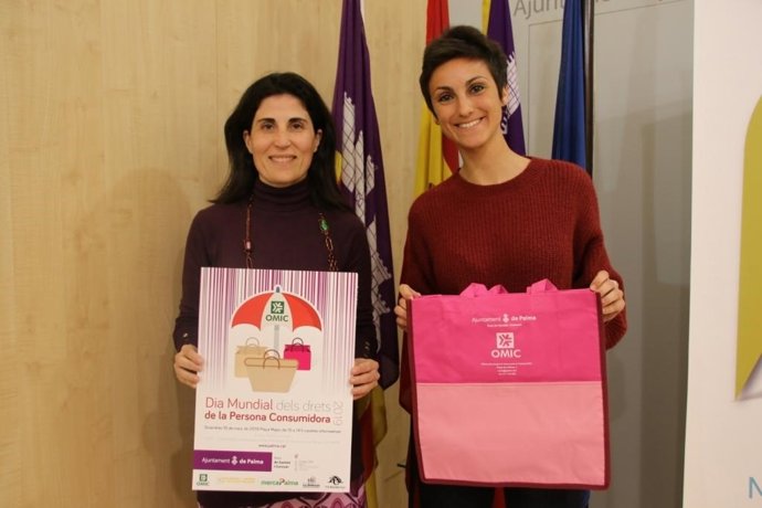 Regidora de Sanidad, Antnia Martín, y directora general de Ferias, Griselda Ses