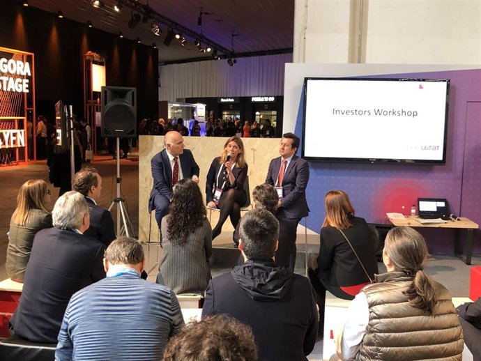 La directora del CZFB, Blanca Sorigué, en el MWC 2019