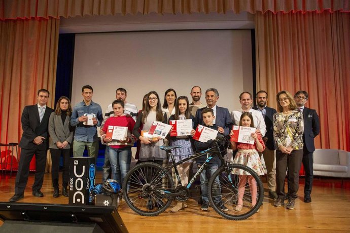 Revilla con los premiados de GSW