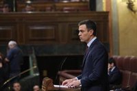 Sánchez acusa a Casado y Rivera de reducir la política al "insulto y la mentira"