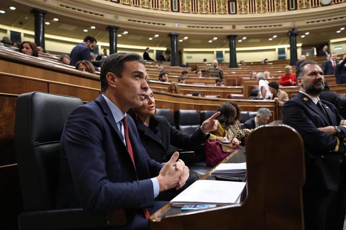 Comparecencia de Pedro Sánchez para informar al Congreso de las sociedades de su