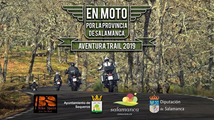 Cartel de  'Salamanca en Moto. Aventura Trail'