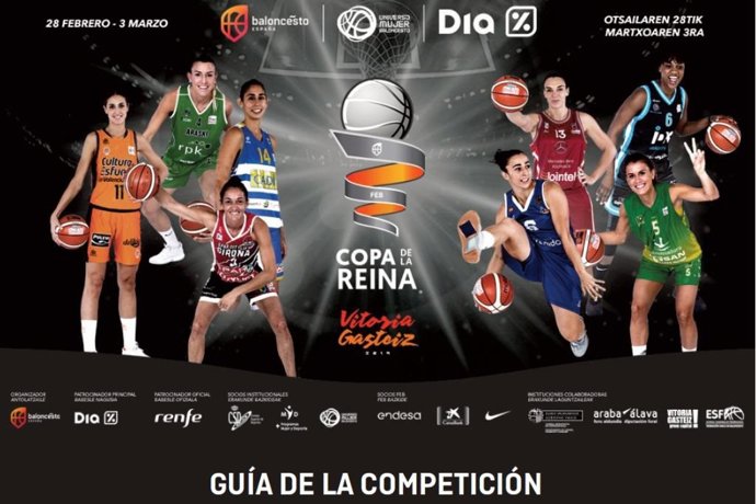 Cartel de la Copa de la Reina de baloncesto