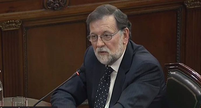 Mariano Rajoy declara com a testimoni al Tribunal Suprem durant el judici al pro