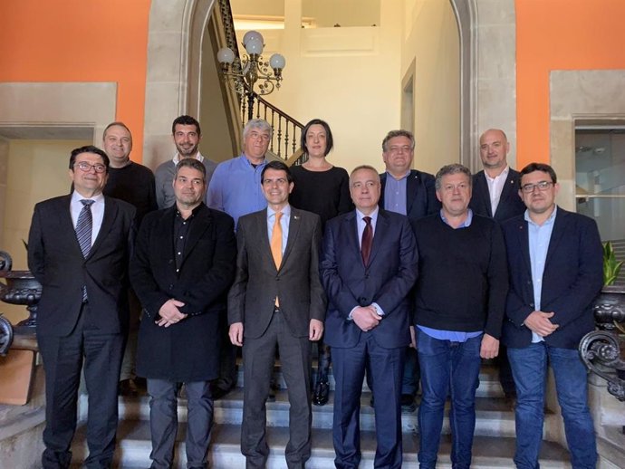 Pere Navarro (CZFB), Marc Castells (pte.Micod, Conca d'dena)