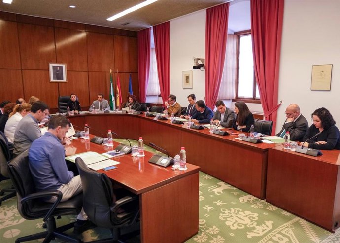 Imagen de la Junta de Portavoces, reunida este miércoles