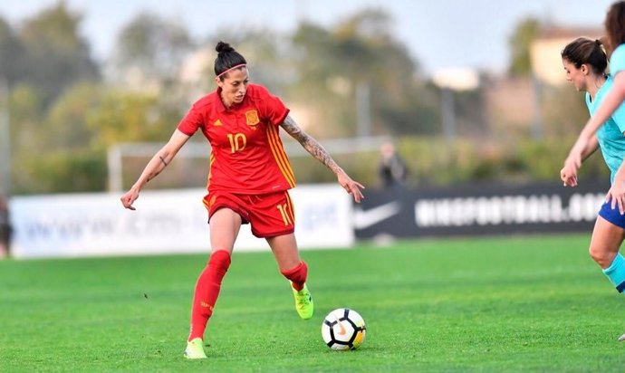 Jenni Hermoso, delantera de la selección española
