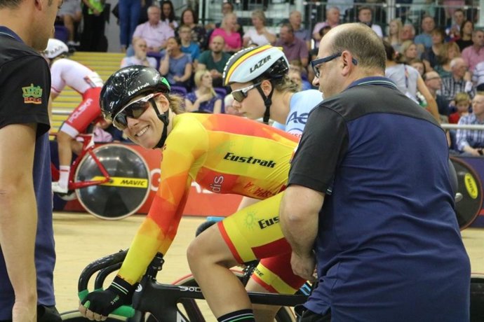 Irene Usabiaga, 9 en la Eliminación del Europeo de Glasgow