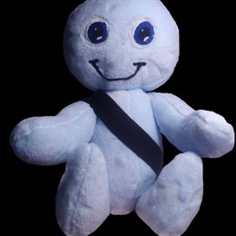 Peluche Belty contra los accidentes de tráfico