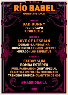 Love of Lesbian, Bad Bunny, Jorge Drexler, Bomba Estéreo y Fuel Fandango cierran