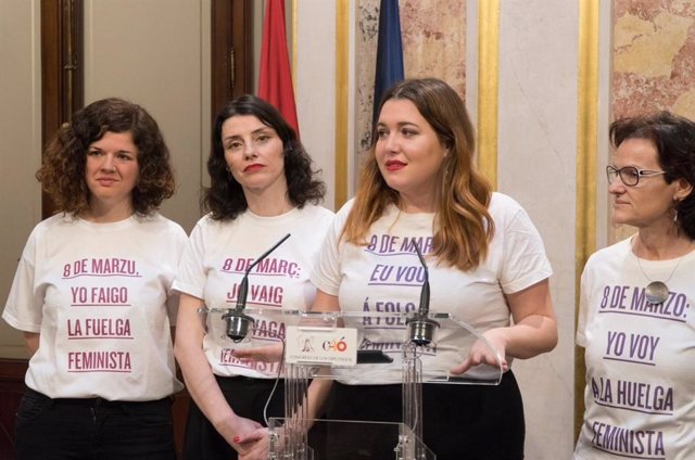 Unidos Podemos llama a movilizarse el 8 de marzo ante la amenaza de los derechos